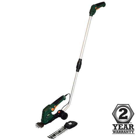 Scotts LSS10272PS pivoting head reaching tight corners