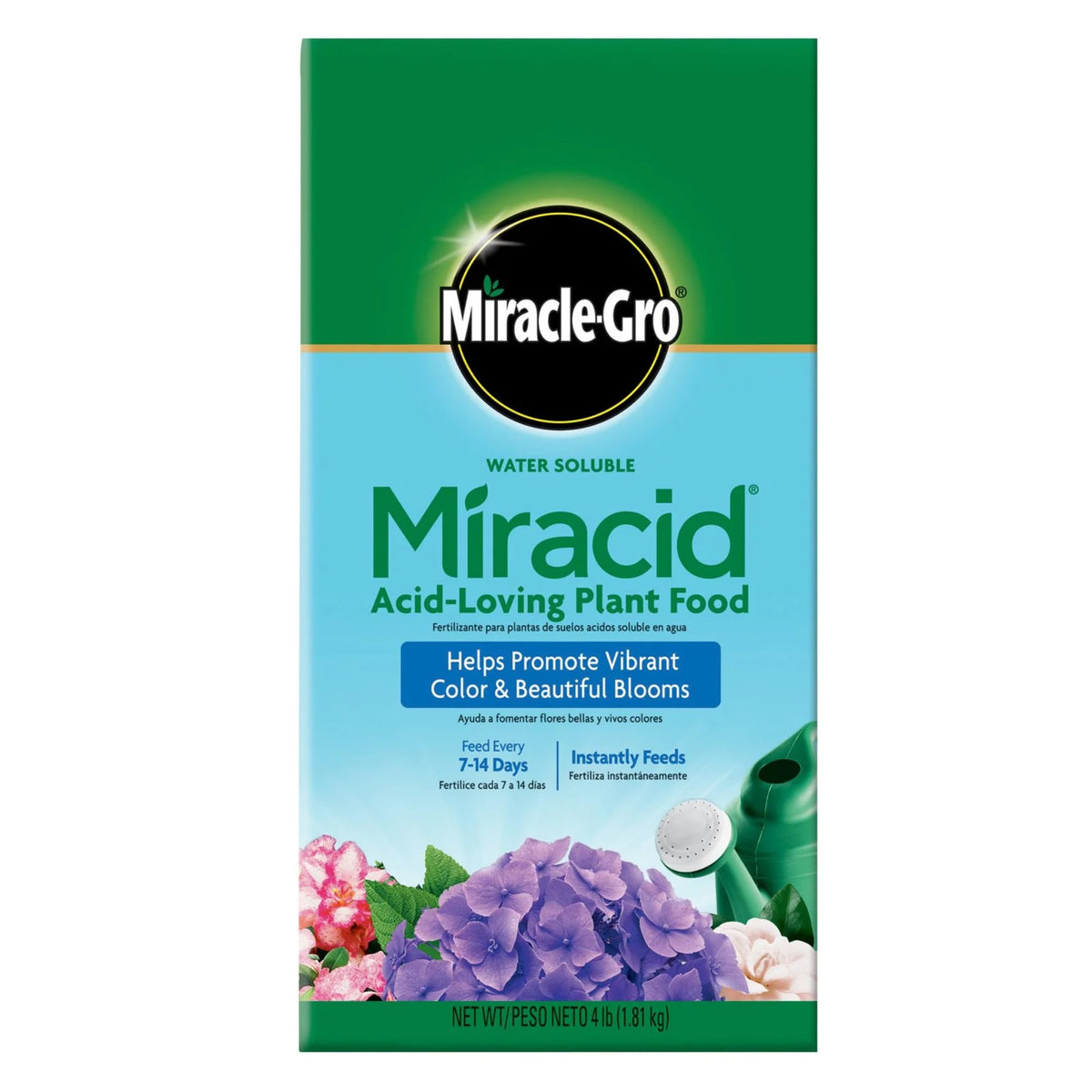 SCOTTS Miracle-Gro Garden Pro Miracid Plant Food 30-10-10 bottle pour for even distribution and healthy growth.