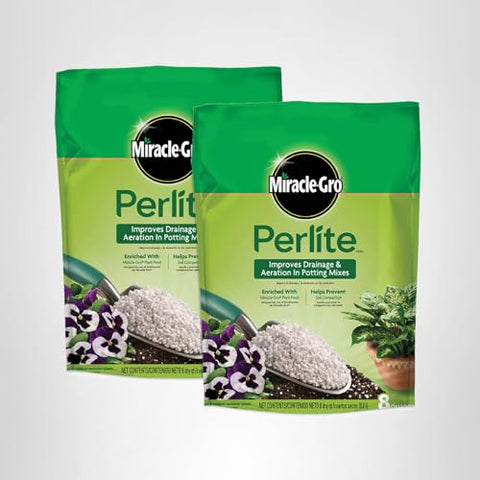 Scotts Miracle-Gro Perlite stored around bulbs and roots in dry media.