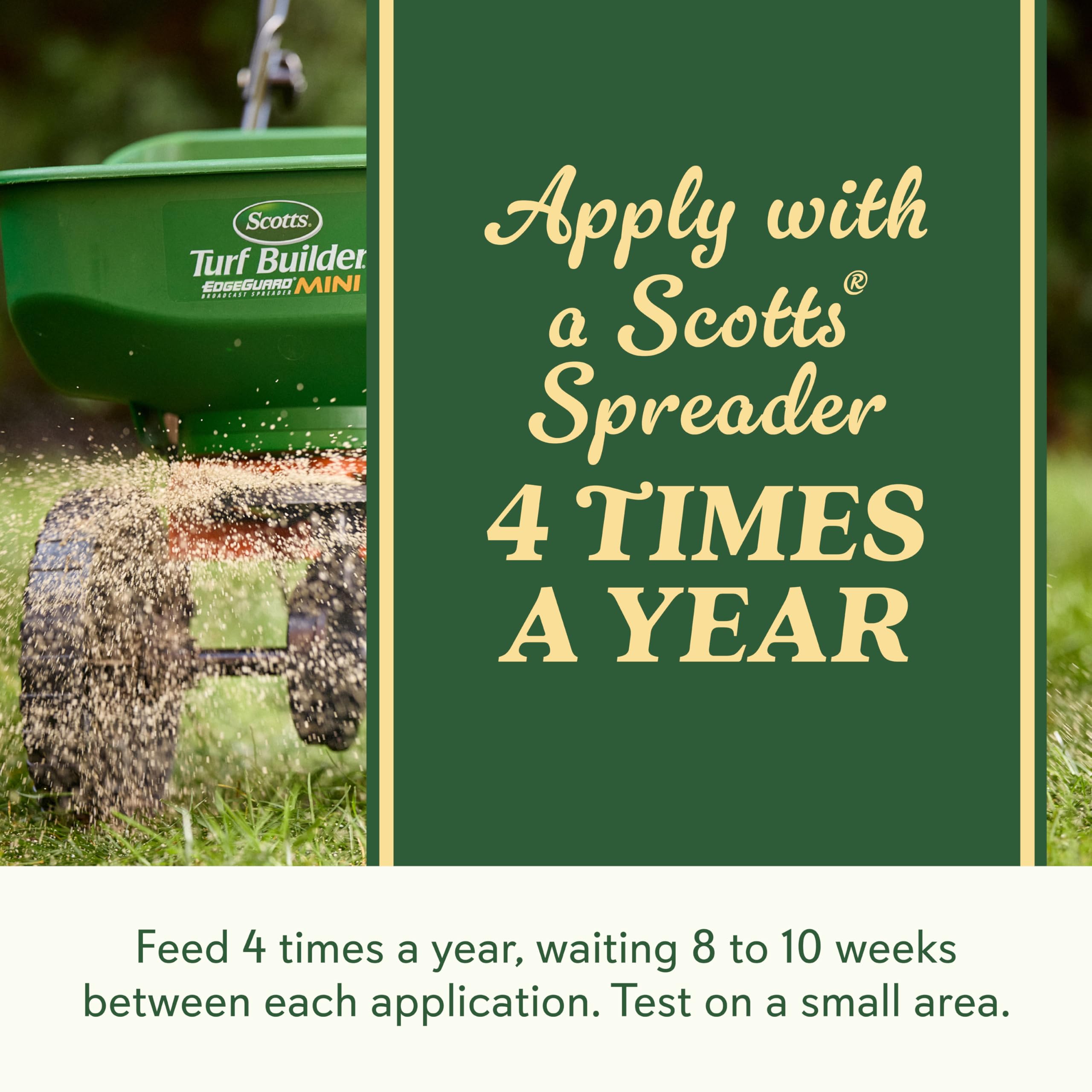 Scotts Natural Grass Food coverage 2000 sq ft helps planning applications.