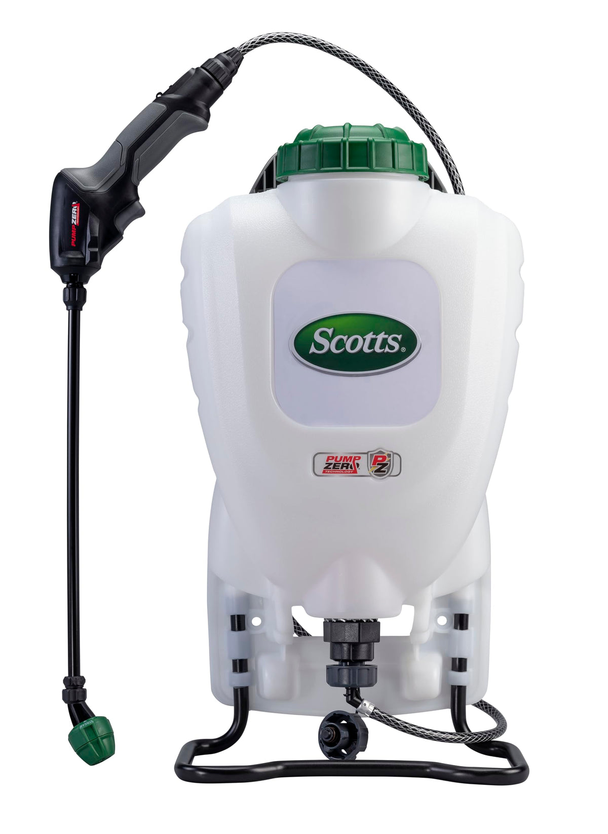 Scotts Power Wand Backpack Sprayer assembly for quick setup