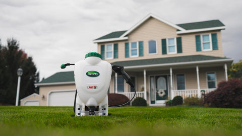 Scotts debris filter keeps spraying smooth during use