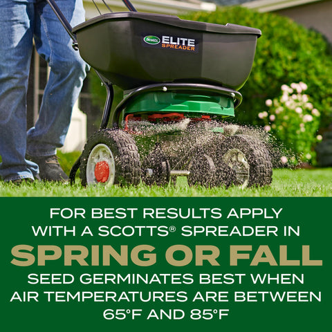 Scotts spreader-ready mix boosts lawn coverage in large areas.