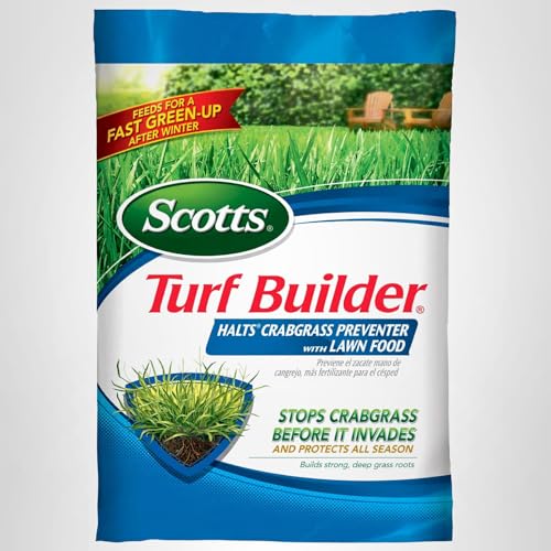 Lush spring lawn after treatment with Scotts Turf Builder