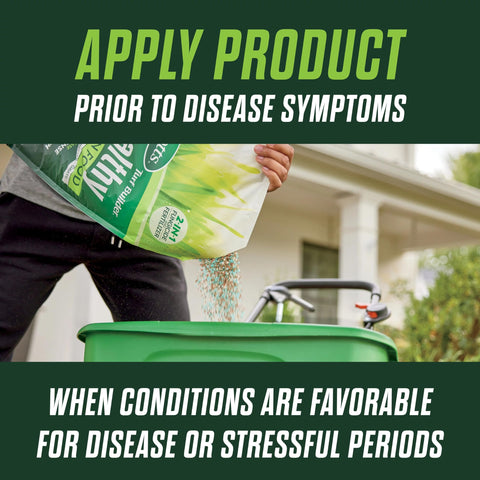 Scotts Turf Builder Healthy Plus suitable for all grass types during heat seasons
