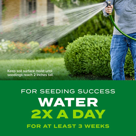 Scotts Turf Builder Rapid Grass overseeding coverage illustrates up to 1,845 sq ft.