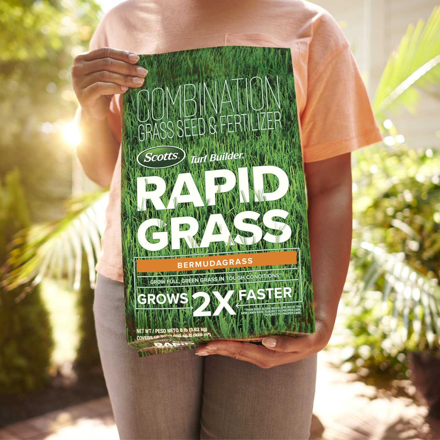 Scotts Turf Builder Rapid Grass green-lawn-appearance delivers a lush, quickly developing lawn