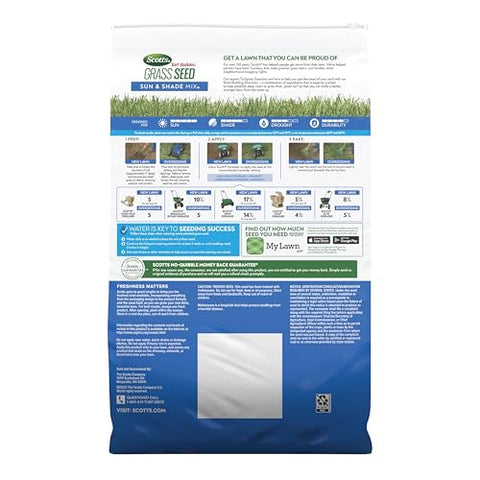 Scotts Turf Builder root-building-nutrition supports deeper roots for thicker turf.