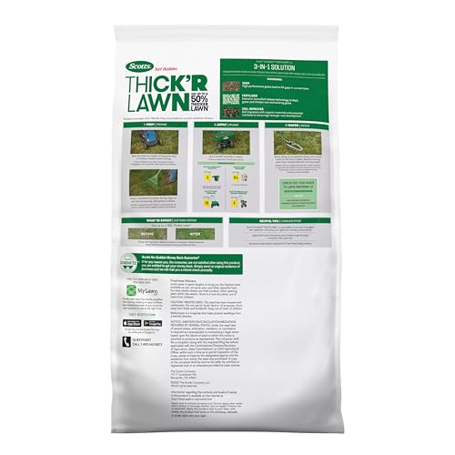 Scotts Turf Builder seed blend closeup for thicker turf.