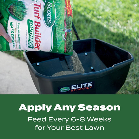 Scotts Turf Builder Southern Lawn Food lush green lawn after application.