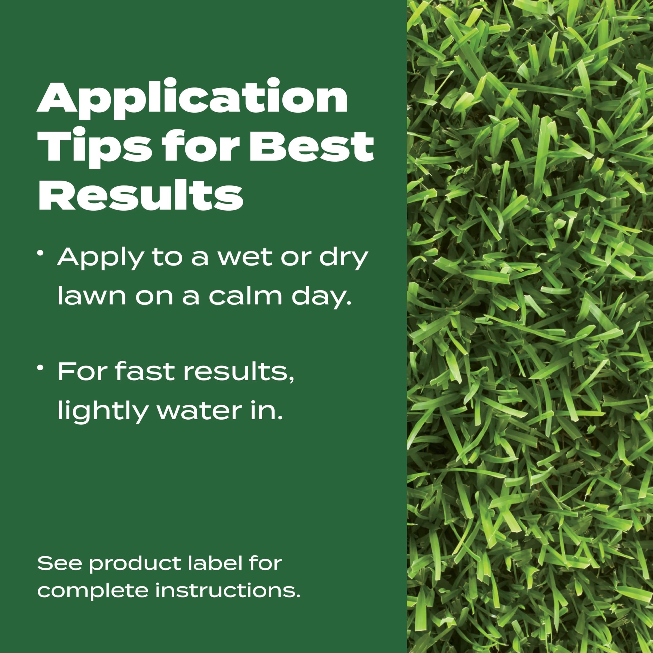Spreader settings guidance for even application of Scotts Turf Builder Southern Lawn Food.