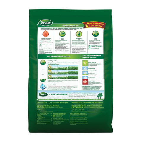 Scotts Turf Builder Southern Lawn Food is usable on wet or dry lawns for flexibility.