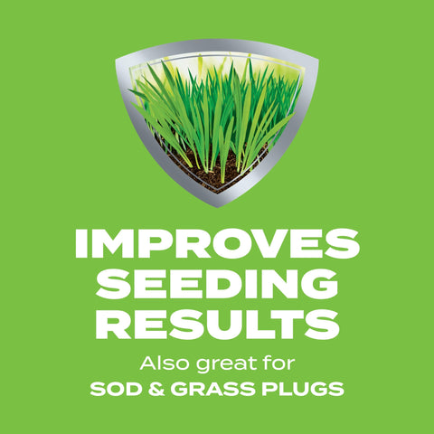 Scotts Turf Builder Ready-Spray demonstrates hose-end application for easy feeding.