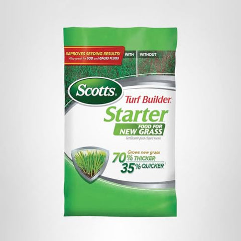 Scotts Turf Builder Starter Food large-coverage-yard displays extensive area coverage.