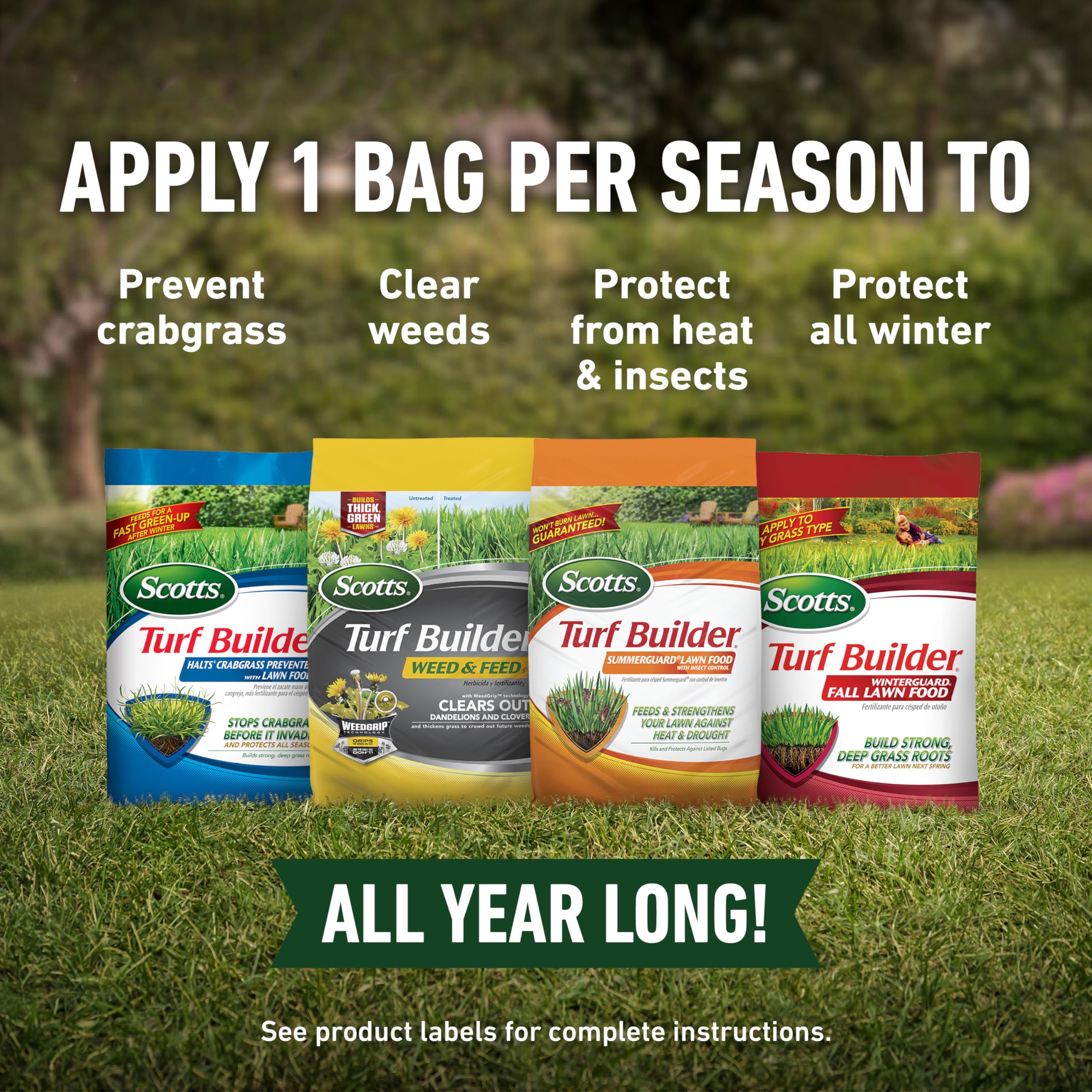 SummerGuard with Insect Control protects against pests while supporting heat and drought resilience.