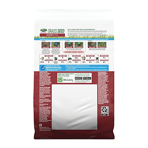 Scotts Turf Builder Sunny Mix spring or fall application guidance.