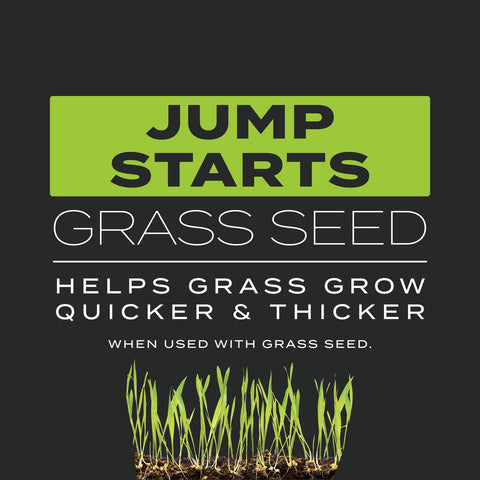 Scotts Turf Builder Triple Action activation image shows light watering to activate the formula.