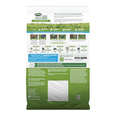 Scotts Turf Builder requires daily watering until seedlings reach 2 inches.