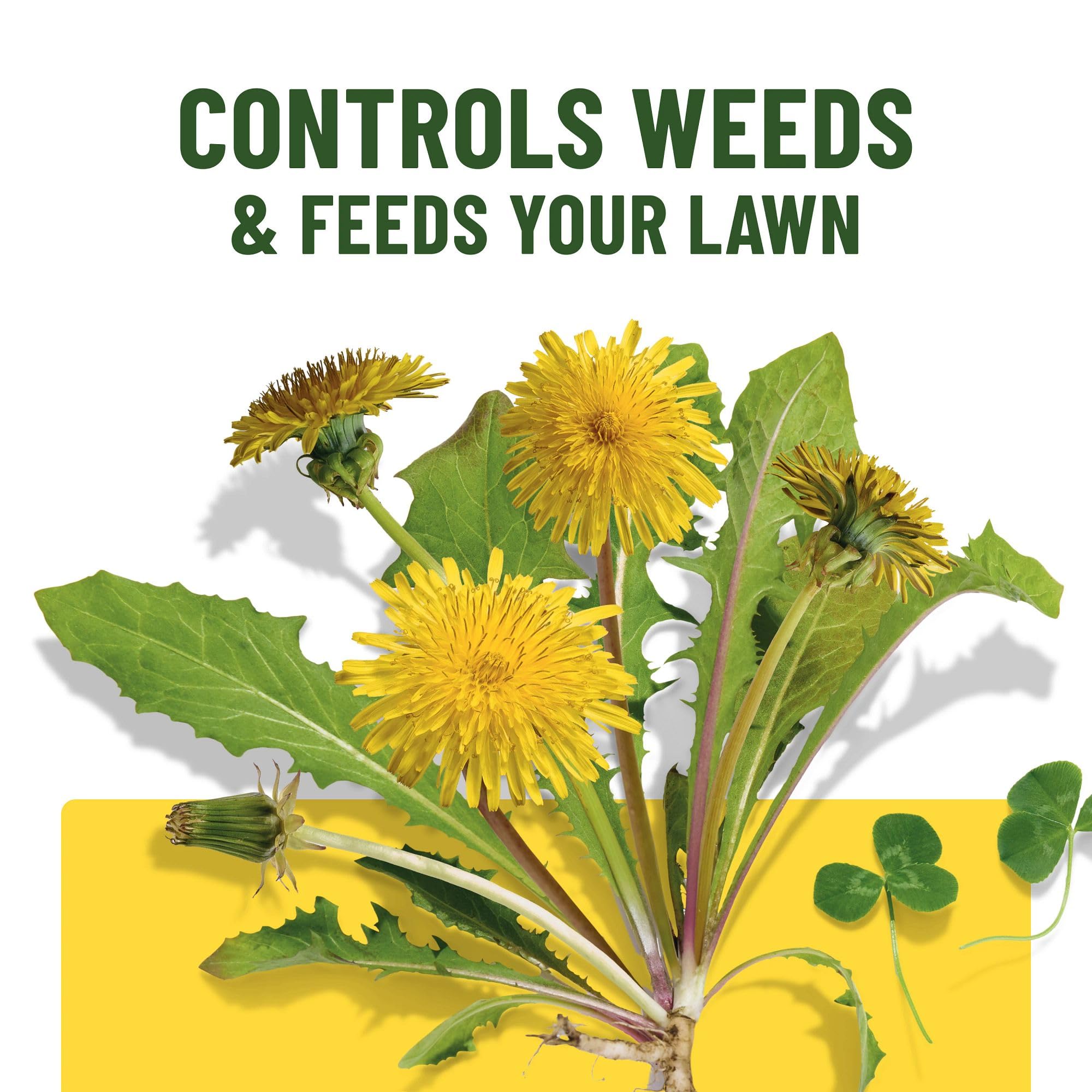 Weeds like dandelions and clover targeted by Scotts.