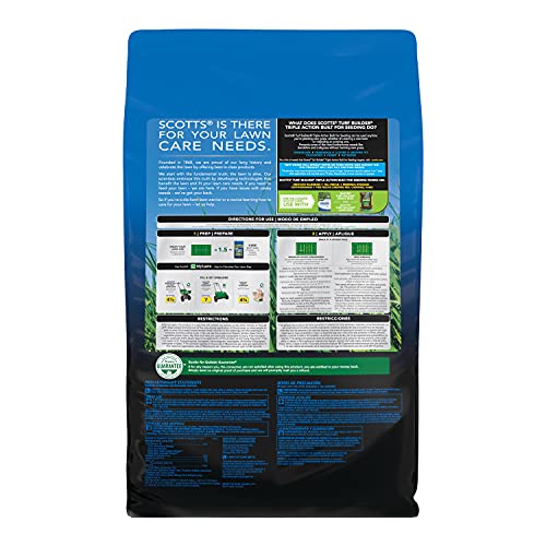 Scotts Turf Builder Triple Action prevents dandelion and crabgrass for weeks.