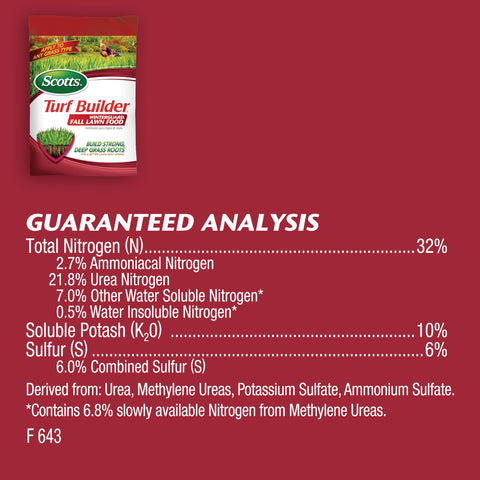 One bag provides substantial lawn nutrition and coverage.