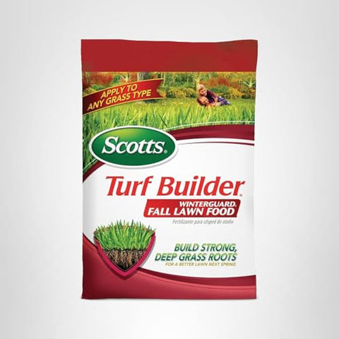 Storage and handling guidance for WinterGuard Fall Lawn Food.