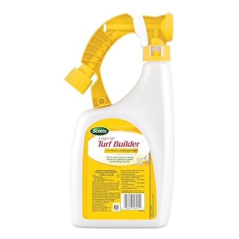 Scotts weed killer for lawns targets dandelions and clover.