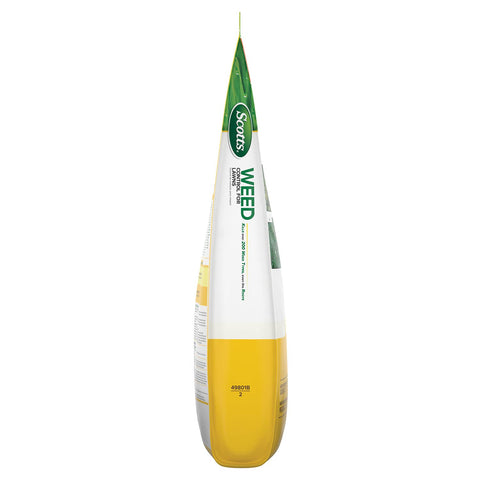 Scotts Weed Control begins killing weeds on contact to root-level impact.