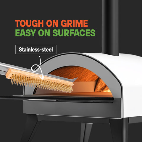 SCRUBIT pizza oven brush heads offer versatile cleaning options