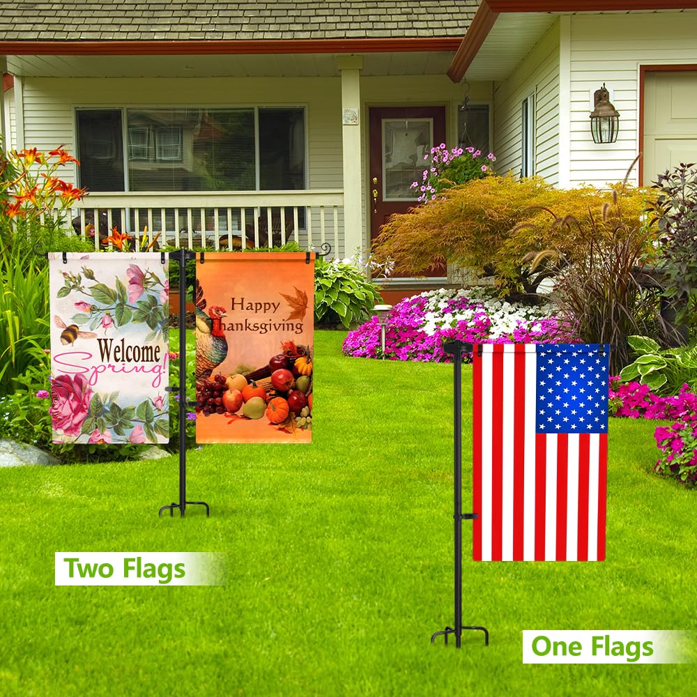 SCWN versatile garden flag stand for homes and commercial spaces.