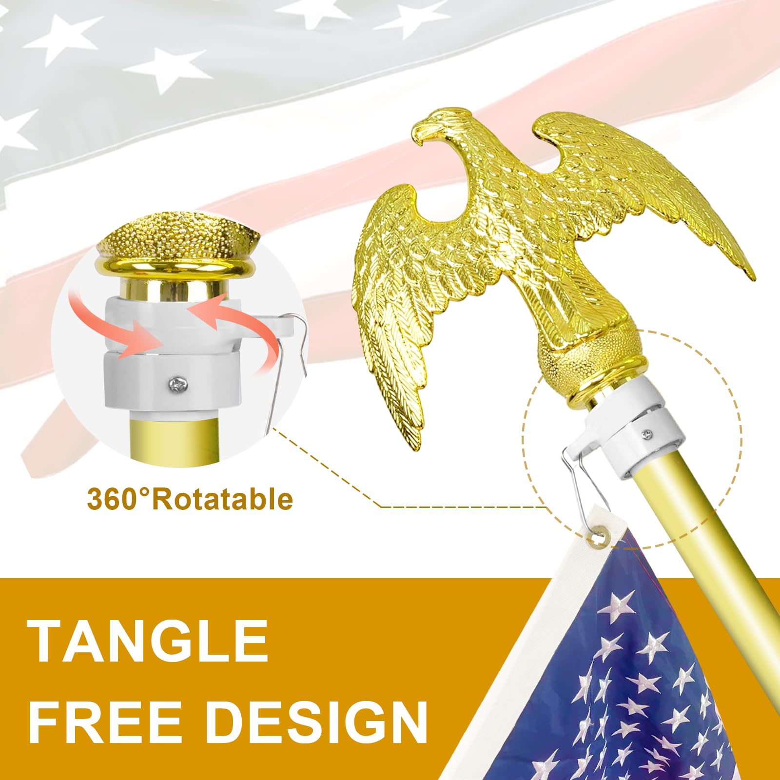 SCZS base 12-inch diameter provides stable support for indoor flag displays