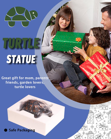 Sdeetesamjun turtle statue outdoor-garden-art withstands weather for display.