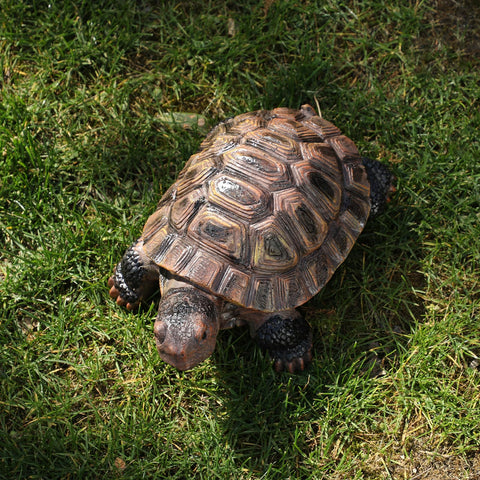 Sdeetesamjun turtle statue in resin garden for durable outdoor decor.