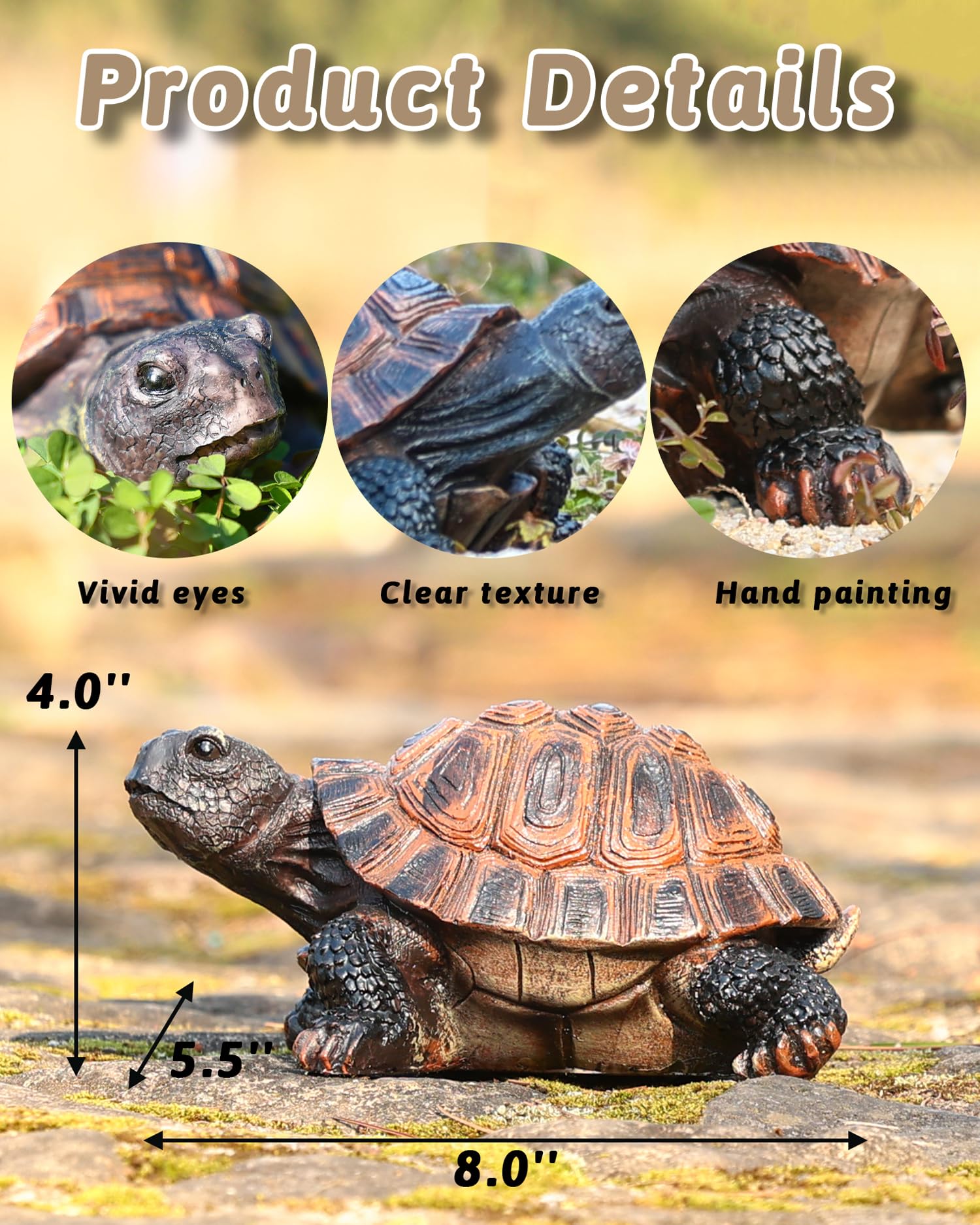 Sdeetesamjun turtle statue yard-ornament enhancing garden appeal.