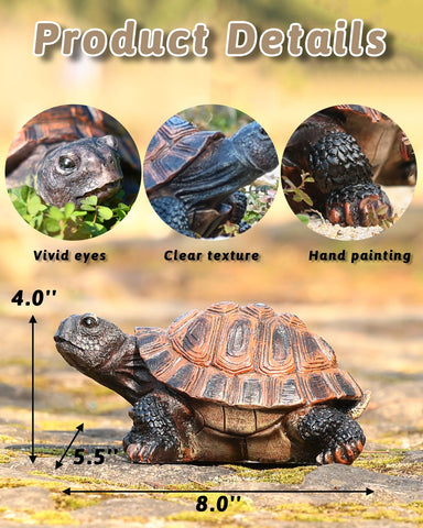 Sdeetesamjun turtle statue yard-ornament enhancing garden appeal.