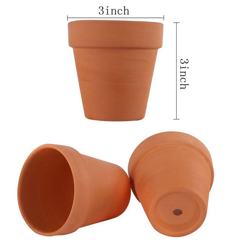 Sderoq terracotta pot ready for a compact succulent arrangement.