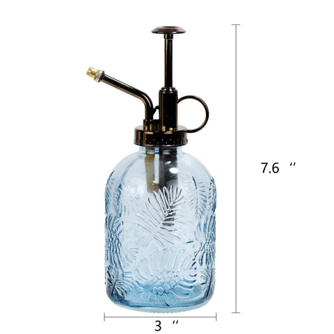 SDlumeiy 11.8-ounce glass watering can suitable for light outdoor use.