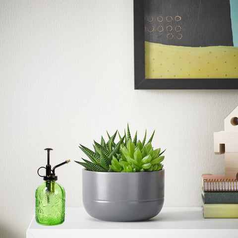 SDlumeiy 11.8 oz watering can with one-handed pump for easy use