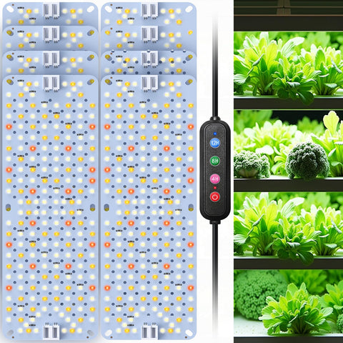 SDOVUERC full-spectrum panel close-up showing LEDs for healthy indoor plant growth