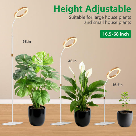 SDOVUERC grow light timer display shows 6/12/18 hour options