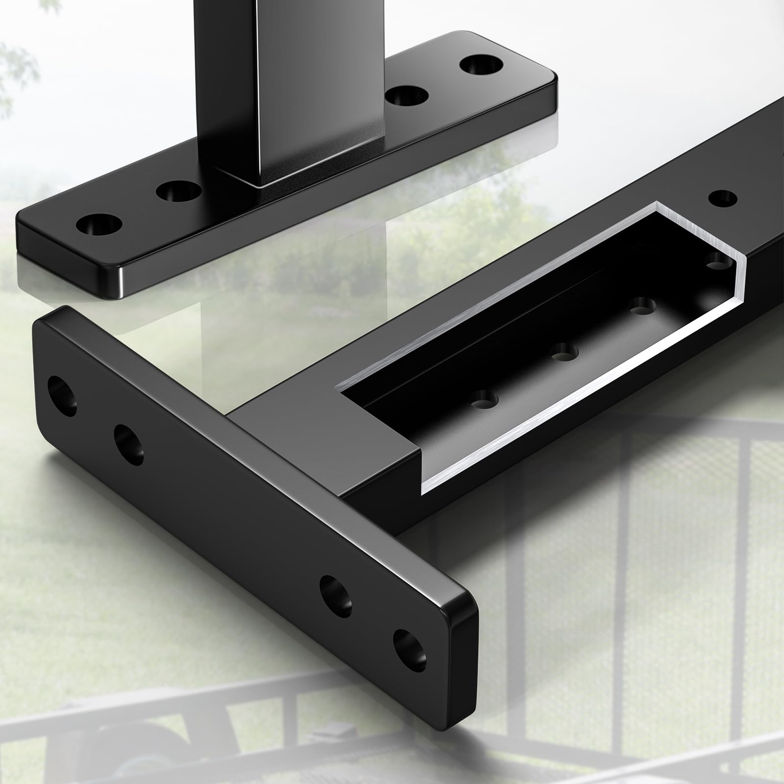 SDSNTE rack keeps gear organized on open trailers and in garages.