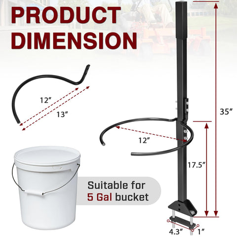 SDSNTE bracket hand grip simplifies mounting and dismounting on the mower
