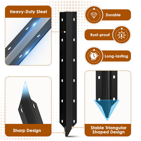 SDSNTE sharp-tip ground installation enables fast, effortless post repairs.