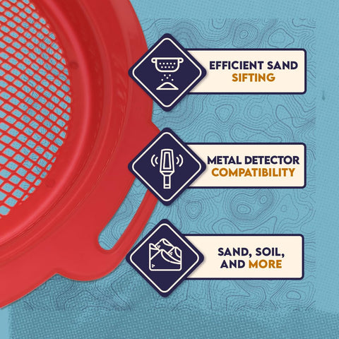 SE green pan ideal for finding shells and small treasures.