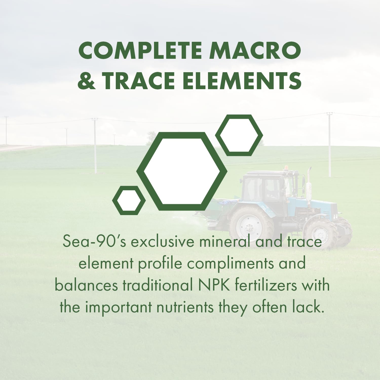 SEA-90 spread-on-soil application demonstrating even distribution