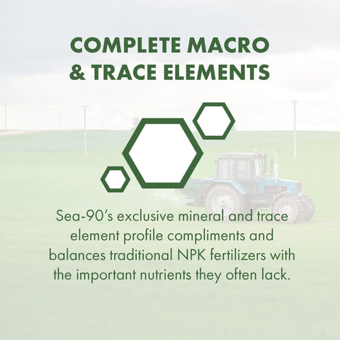 SEA-90 spread-on-soil application demonstrating even distribution