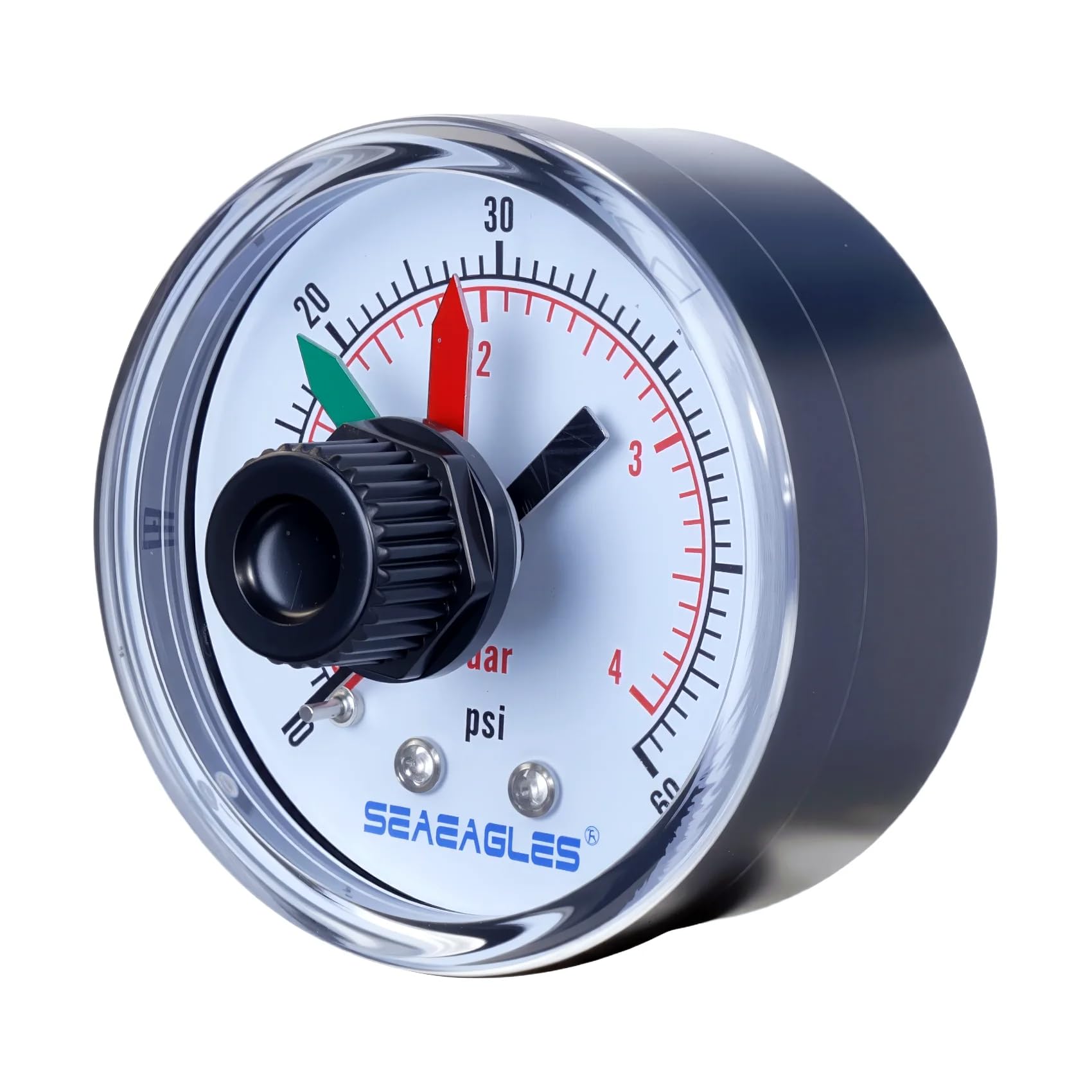 SeaEagles ECX2712B1 back connection with 1/4 inch NPT for flexible installation.