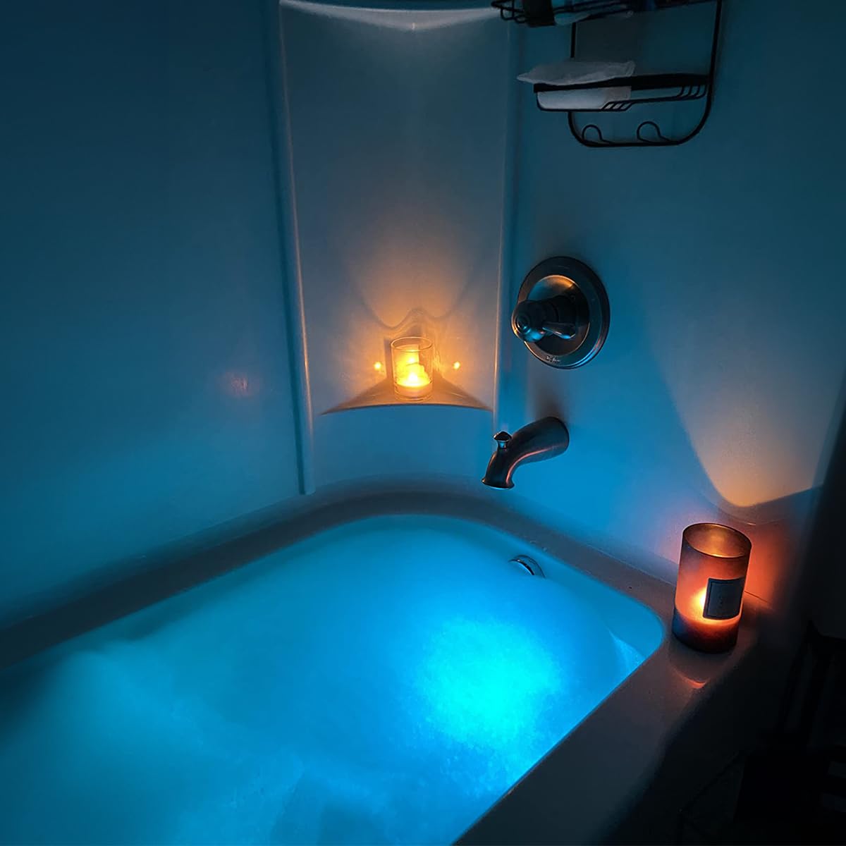 Remote control for Seagenck bath lights enabling easy color changes