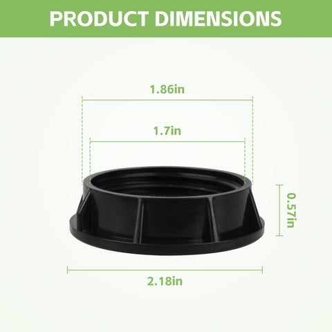 Seaiyomg 1800 cap seals included enable quick, tool-free installation