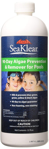SeaKlear 90-Day algae bottle pour for simple dosing and extended protection